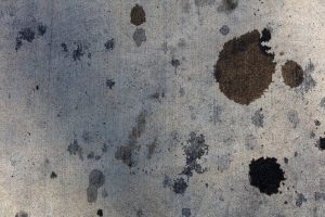 Moisture spots on a carpet